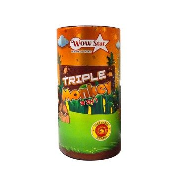 Triple monkey 8 inch inch