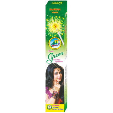 15CM Green Sparklers