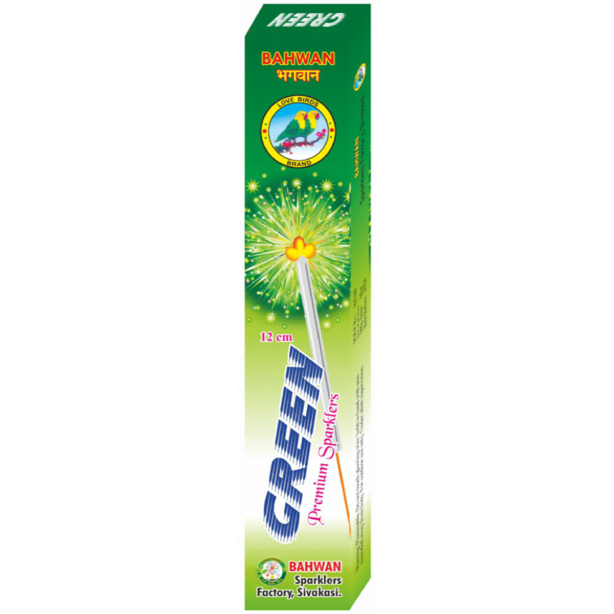 12 CM Green Sparklers